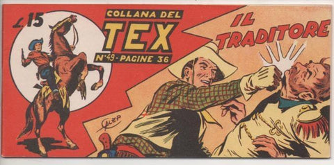 Comic E00210: Collana del Tex L15 nº 49. Il Traditore