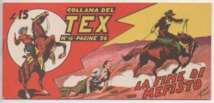 Comic E00207: Collana del Tex L15 nº 46. La Fine di Mefisto