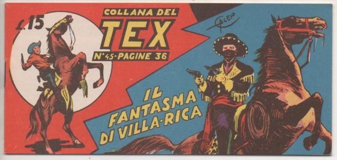 Comic E00206: Collana del Tex L15 nº 45. Il Fantasma di Villa-Rica