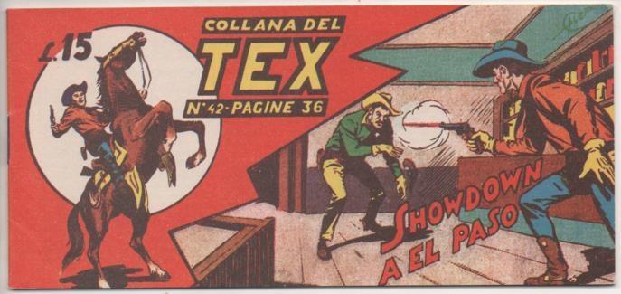 Comic E00203: Collana del Tex L15 nº 52. Showdown a El Paso