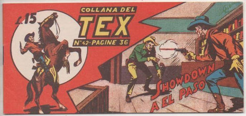 Comic E00203: Collana del Tex L15 nº 52. Showdown a El Paso