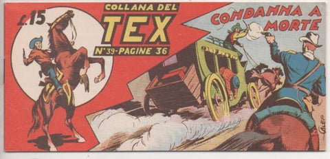 Comic E00200: Collana del Tex L15 nº 39. Condanna a Morte