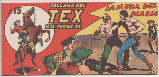 Comic E00197: Collana del Tex L15 nº 36. La Mesadel Diablo