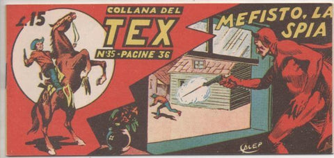 Comic E00196: Collana del Tex L15 nº 35. Mefisto, la Spia