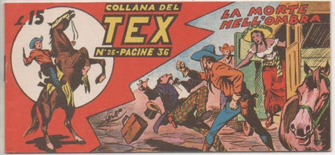 Comic E00187: Collana del Tex L15 nº 26. La Morte nell L'Ombra