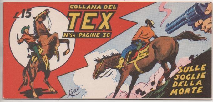 Comic E00215: Collana del Tex L15 nº 54. Sulle Soglie de la Morte
