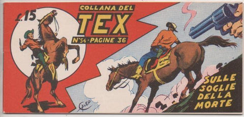 Comic E00215: Collana del Tex L15 nº 54. Sulle Soglie de la Morte