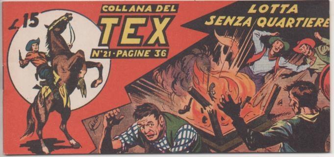 Comic E00242: Callana del Tex L15 nº 21. Lotta Sena Quartiere