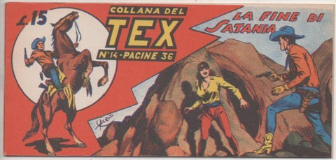 Comic E00235: Callana del Tex L15 nº 14. La Fine di Satania