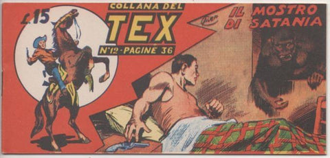 Comic E00233: Callana del Tex L15 nº 12. Il Mostro di Satania