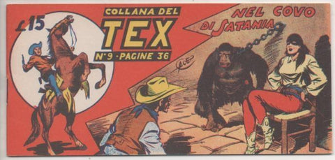 Comic E00230: Callana del Tex L15 nº 9. Nel Covo di Satania