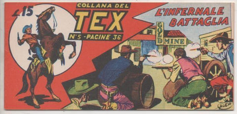Comic E00226: Callana del Tex L15 nº 5. L'Infernale Battaglia