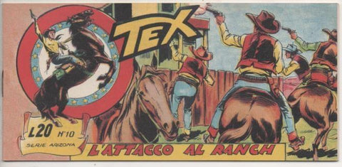 Comic E00150: Collana del Tex L20 nº 10 Serie Arizona. L'Attacco al Ranch