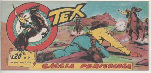 Comic E00149: Collana del Tex L20 nº 9 Serie Arizona. Caccia Pericolosa