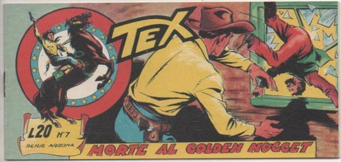 Comic E00147: Collana del Tex L20 nº 7 Serie Arizona. Morte al Golden Nugget