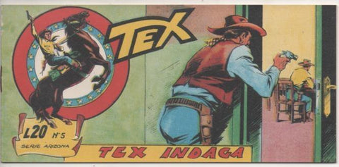 Comic E00145: Collana del Tex L20 nº 5 Serie Arizona. Tex Indaga