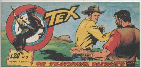 Comic E00143: Collana del Tex L20 nº 3 Seri Arizona. Un Testimone Ostinato