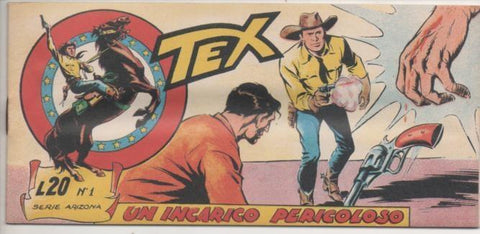 Comic E00141: Collana del Tex L20 nº 1 Serie Arizona. Un Incarico Pericoloso