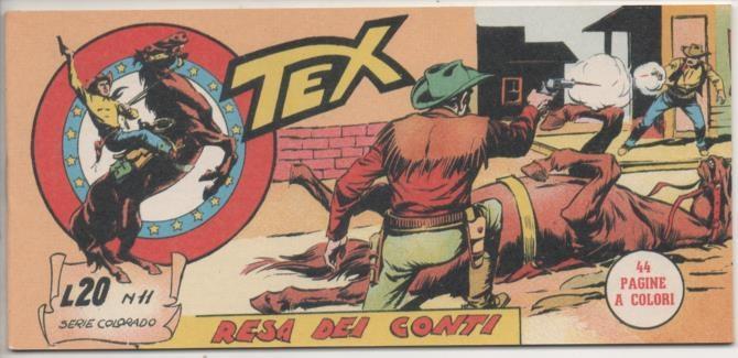 Comic E00139: Collana del Tex L20 nº 11 Serie Colorado. Resa del Conti