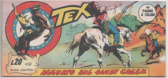 Comic E00137: Collana del Tex L20 nº 9 Serie Colorado. Agguato sul Sandy Creek