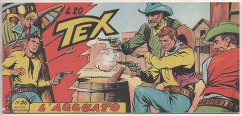 Comic E00127: Collana del Tex L20 nº 26 Serie Smeraldo. L'Agguato