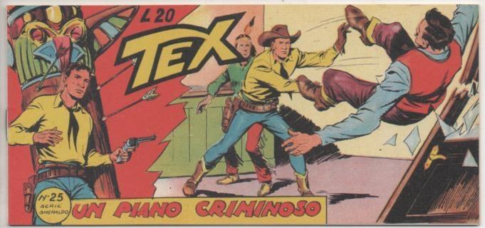 Comic E00126: Collana del Tex L20 nº 25 Serie Smeraldo. Un Piano Criminoso