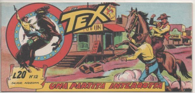 Comic E00152: Collana del Tex L20 nº 12 Serie Arizona. Una Partita Interrotta