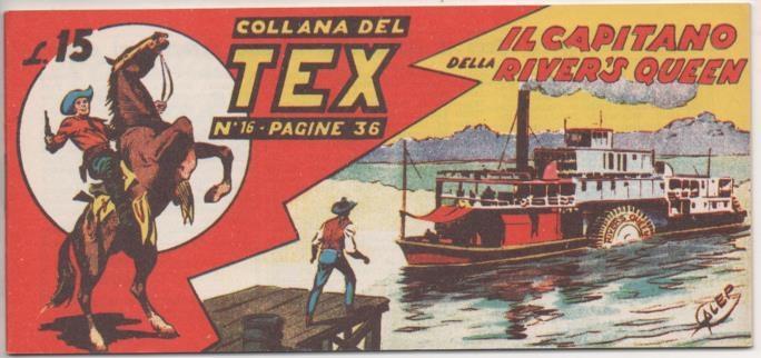 Comic E00177: Collana del Tex L15 nº 16. Il Capitano River's Queen