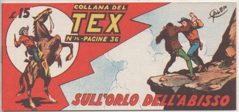 Comic E00175: Collana del Tex L15 nº 14. Sull'Oro Dell'Abisso