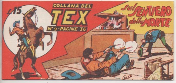 Comic E00170: Collana del Tex L15 nº 9. Sul Sentiero della Morte