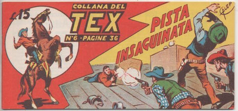 Comic E00167: Collana del Tex L15 nº 6. Pista Insaguinata