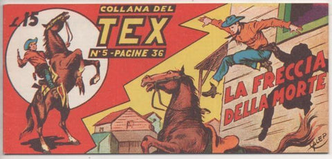 Comic E00166: Collana del Tex L15 nº 5. La Freccia della Morte