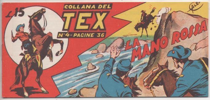 Comic E00165: Collana del Tex L15 nº 4. La Mano Rossa