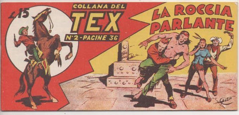 Comic E00163: Collana delTex L15 nº 2. La Roccia Parlante