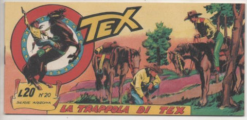 Comic E00160: Collana del Tex L20 nº 20 Serie Arizona. La Tramppola di Tex