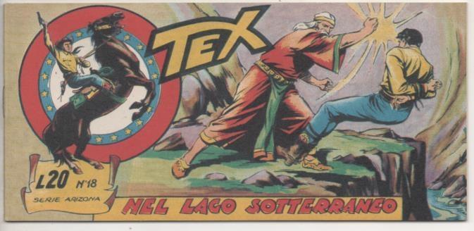 Comic E00158: Collana del Tex L20 nº 18 Serie Arizona. NellLago Sotterraneo