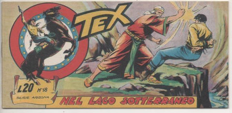 Comic E00158: Collana del Tex L20 nº 18 Serie Arizona. NellLago Sotterraneo