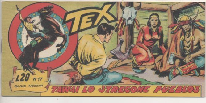 Comic E00157: Collana del Tex L20 nº 17 Serie Arizona. Tawai lo Stregone Pueblos