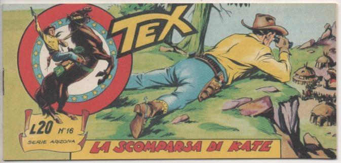 Comic E00156: Collana del Tex L20 nº 16 Serie Arizona. La Scomparsa di Kate