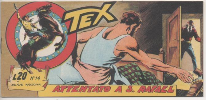 Comic E00154: Collana del Tex L20 nº 14 Serie Arizona. Attentato a S. Rafael