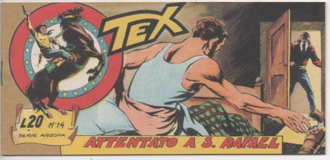 Comic E00154: Collana del Tex L20 nº 14 Serie Arizona. Attentato a S. Rafael