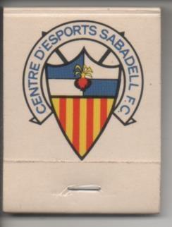 Cajetín de Cerillas Centre d'Esports Sabadell F.C.