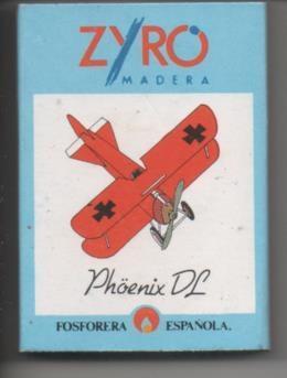 Caja de Cerillas Avión Phöenix DL