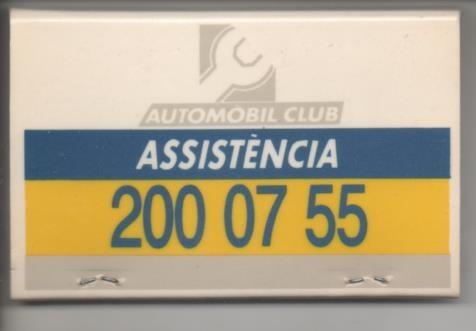 Cajetín de Cerillas Reial Automobil Club de Catalunya