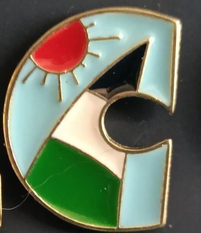 Pin letra C de Barcelona