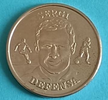 Monedas de la Selección: defensa Sergi