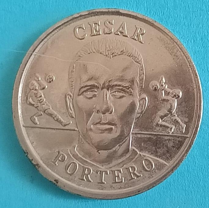 Monedas de la Selección: Portero Cesar