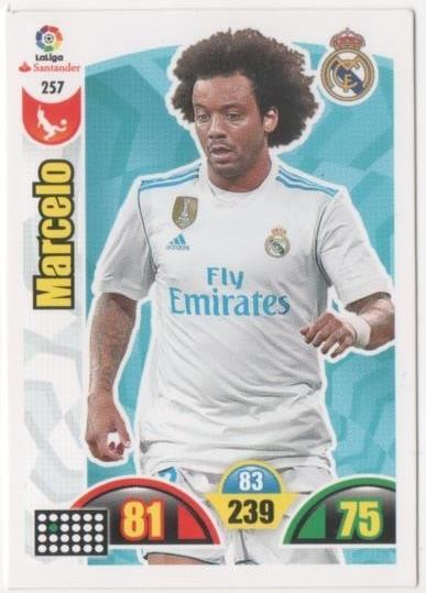 Cromo E00765: Album 2-Trading Car Game 2017-18, Marcelo: Real Madrid. Defensa