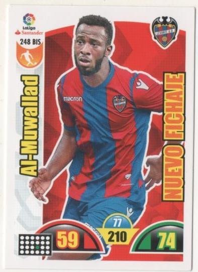 Cromo E00762: Album 2-Trading Car Game 32017-18, Al- Muwallad: Levante U.D. Medio