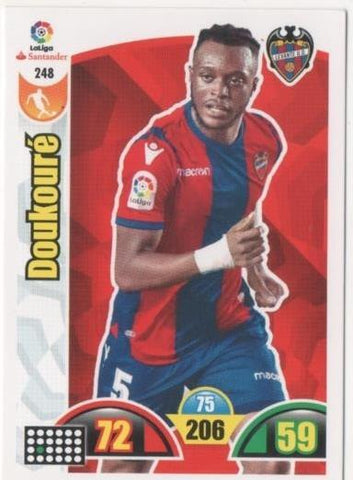 Cromo E00758: Album 2-Trading Car Game 2017-18, Doukouré: Levante U.D. Medio